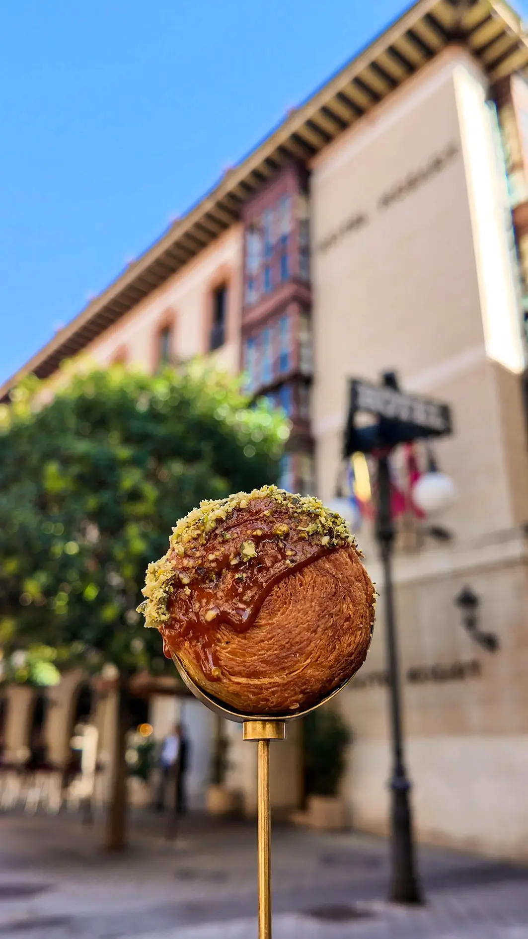 Copa de vino Ribera del Duero y tapa local en la cafetería del Hotel Mozart, los mejores vinos de Ribera del Duero en el centro de Valladolid.