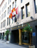 Edificio del Hotel Amadeus en el centro de Valladolid